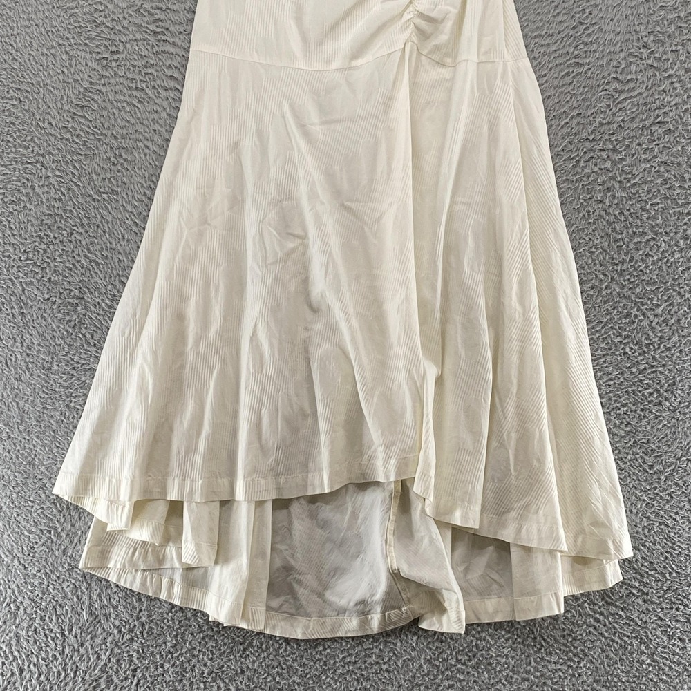 Free People Summer Ready Dress Womens Large Ivory Cutout‎ Buttons Beachy Boho - Picture 3 of 14